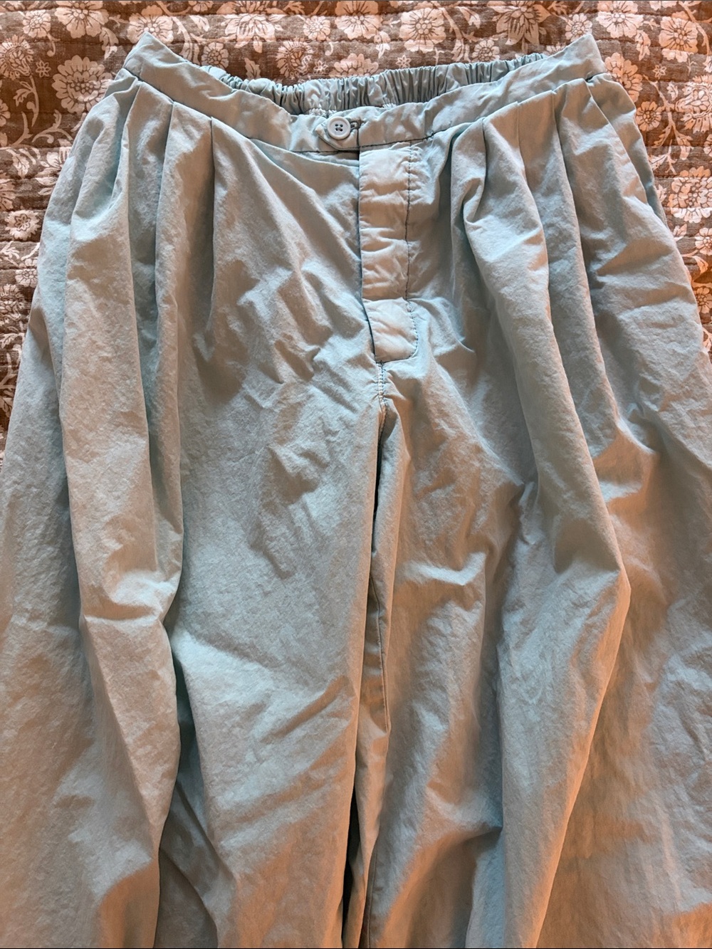 Free People Pale Blue Wide Leg Pants